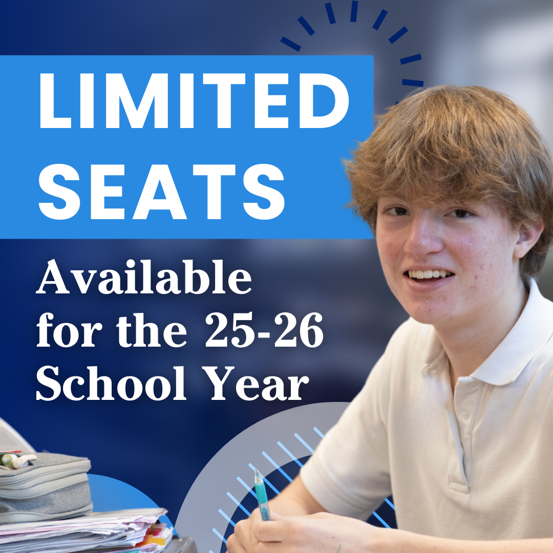 Limited seats available for the 2025-26 school year